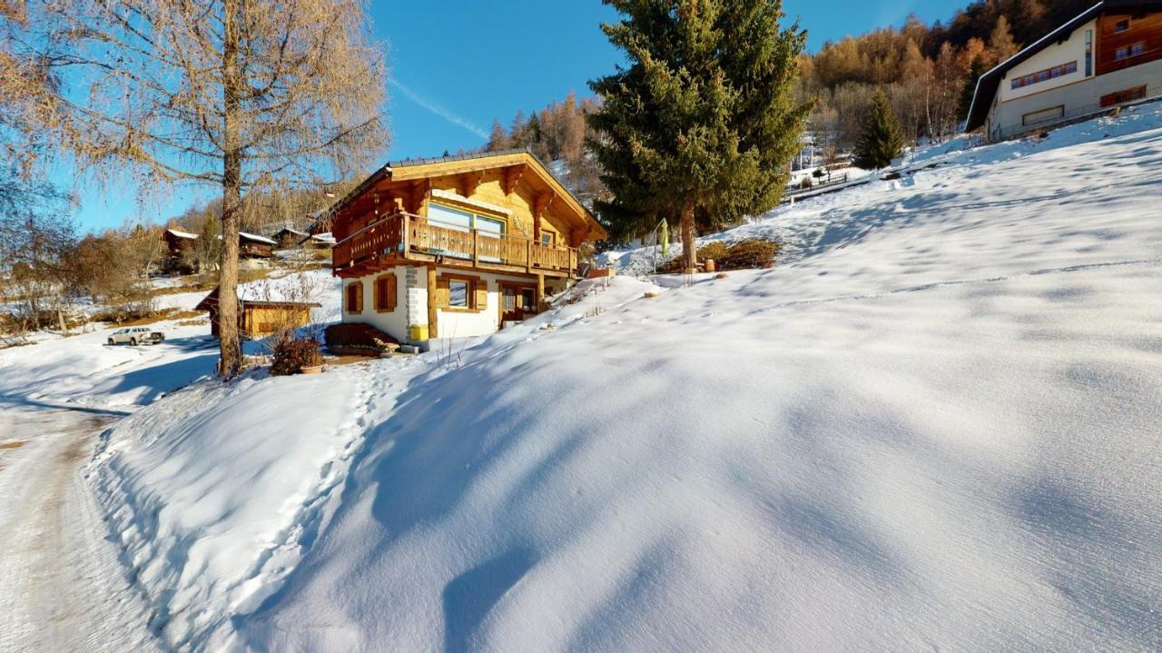 Chalet In The Heart Of The Val D'Anniviers Resort Saint-Jean Exterior foto